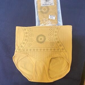 Yellow High-Waisted Briefs